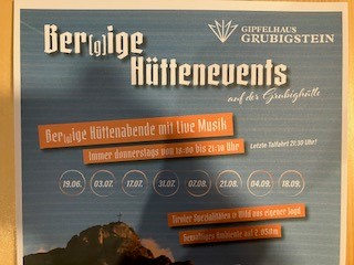 Ber(g)iger Hüttenabend